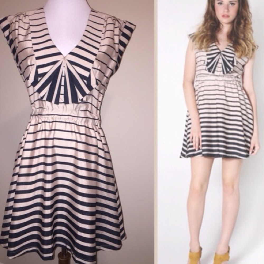 stripped dress